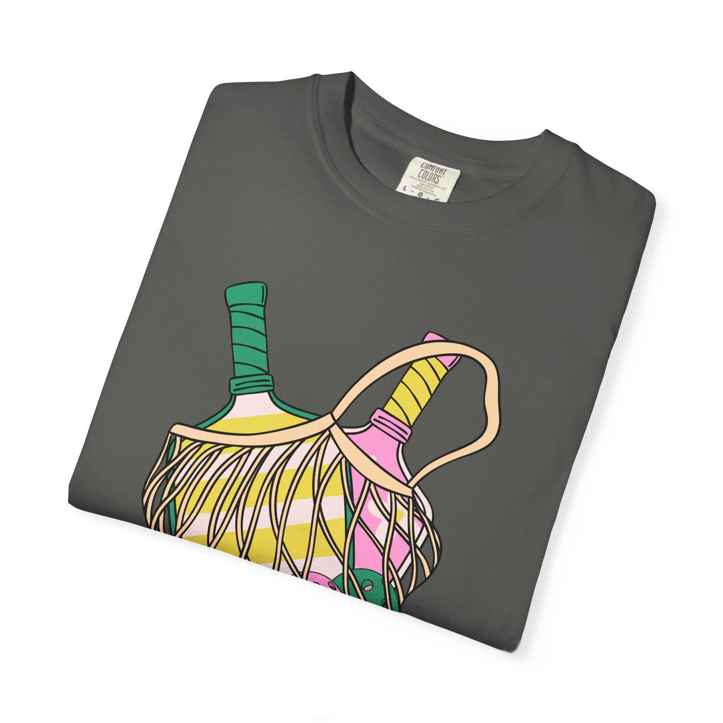 Dink Responsibly Pickleball T-Shirt — Vintage Net Bag Graphic