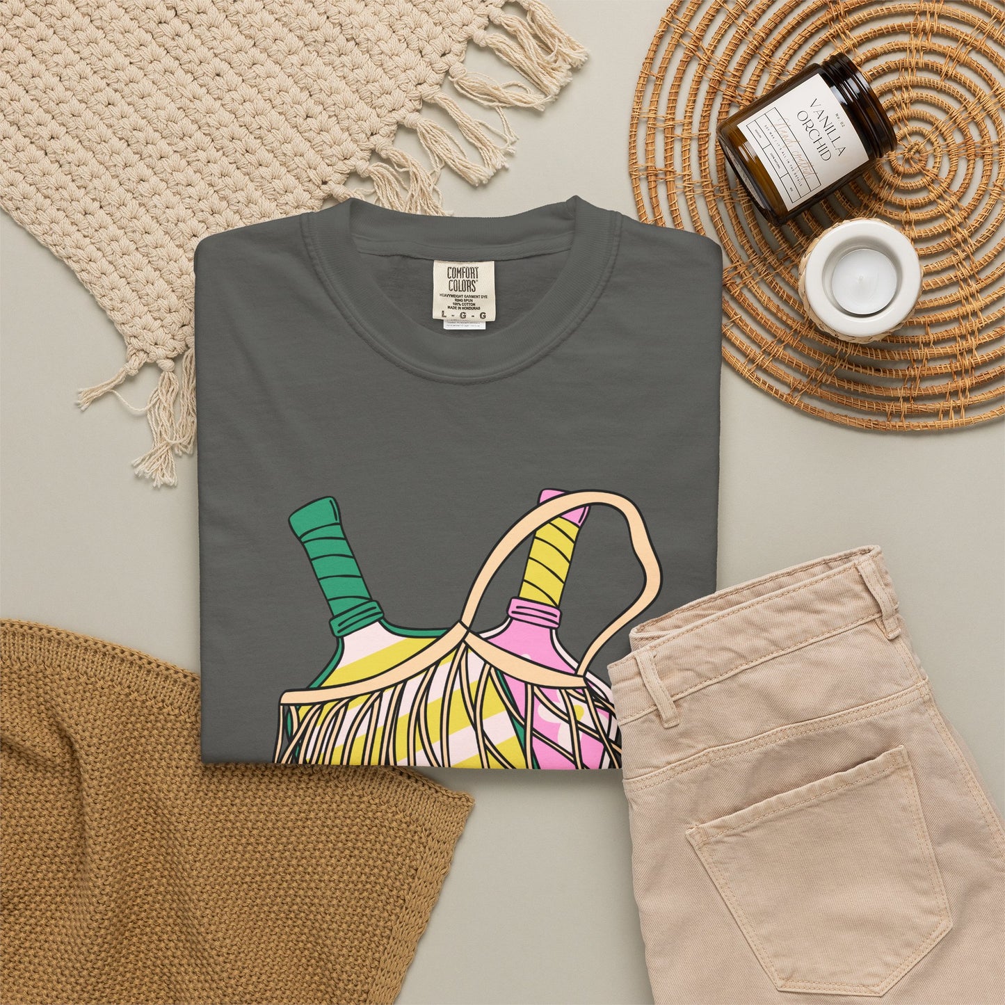 Dink Responsibly Pickleball T-Shirt — Vintage Net Bag Graphic