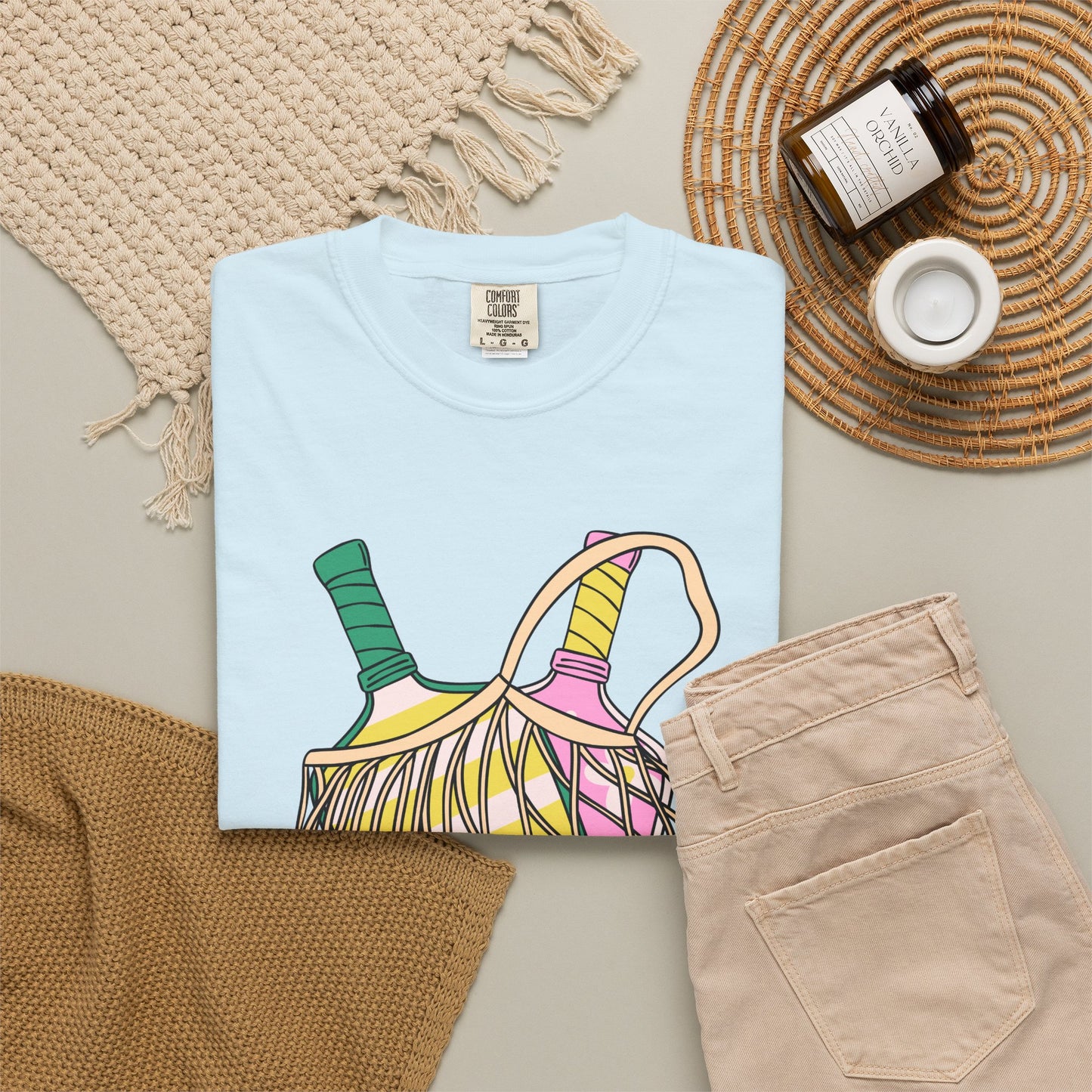Dink Responsibly Pickleball T-Shirt — Vintage Net Bag Graphic